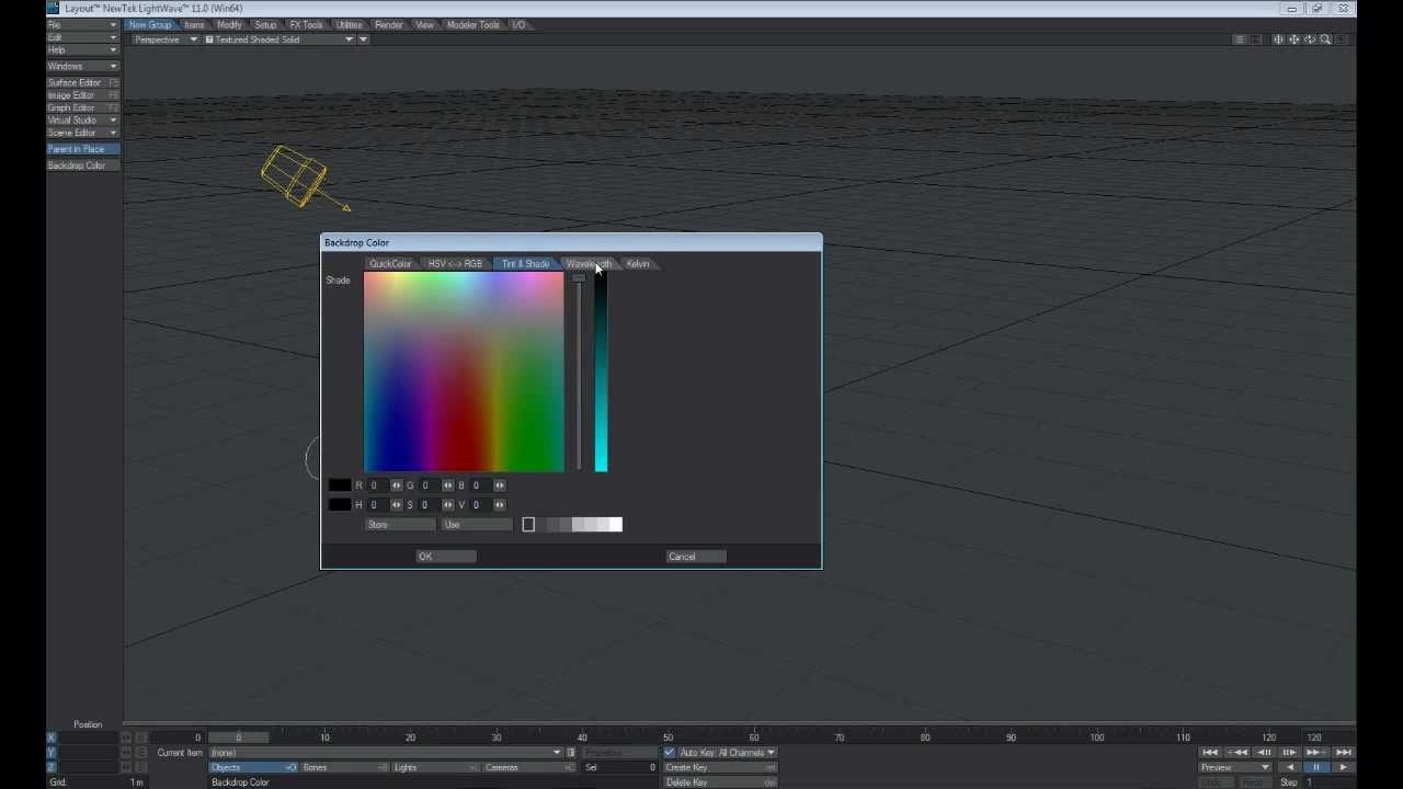 LightWave UI Tutorial Layout