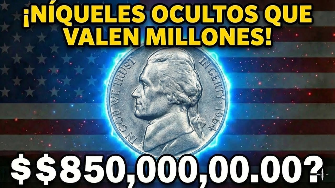 🔴 Tesoro Real: Níqueles Que los Coleccionistas Pagan Caro