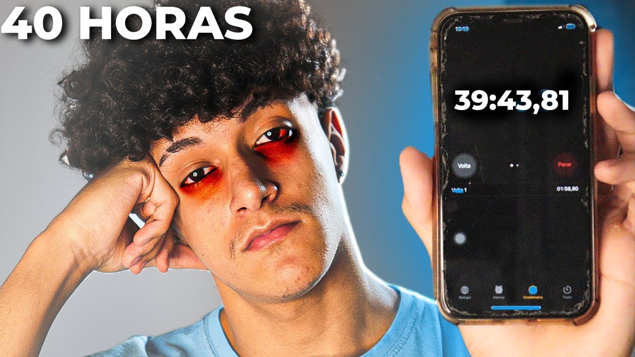 Quanto tempo fico SEM DORMIR?
