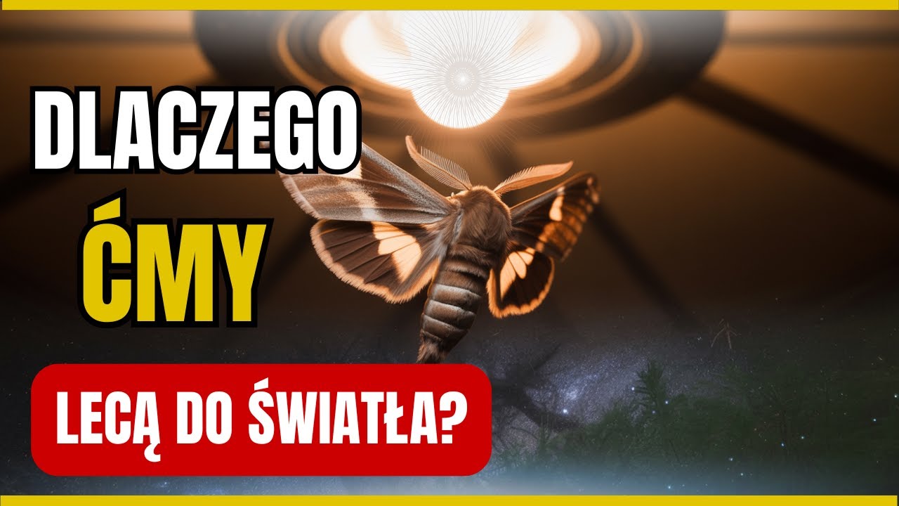 Dlaczego Ćmy Lecą do Światła? POW&Oacute;D JEST TRAGICZNY! #cma  #neuron #ciekawostki #nauka #niesamowite