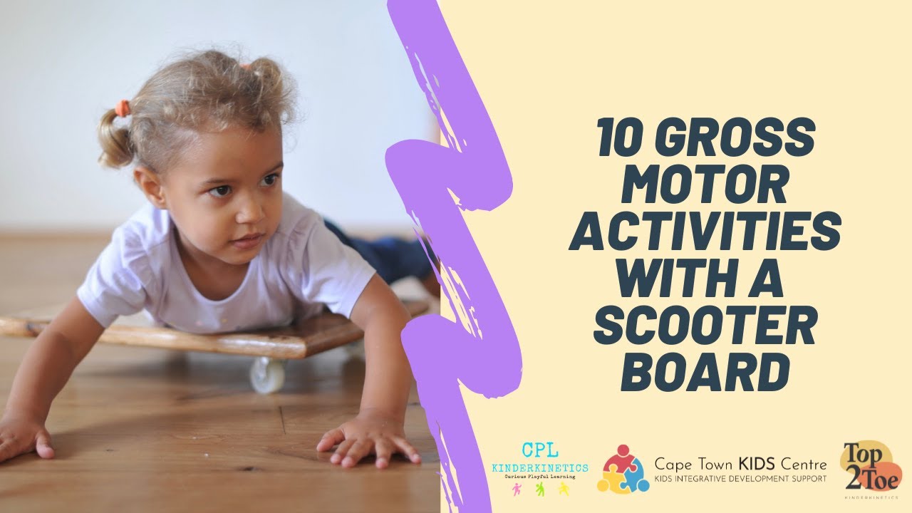 10 Gross Motor Activities with a Scooter Board