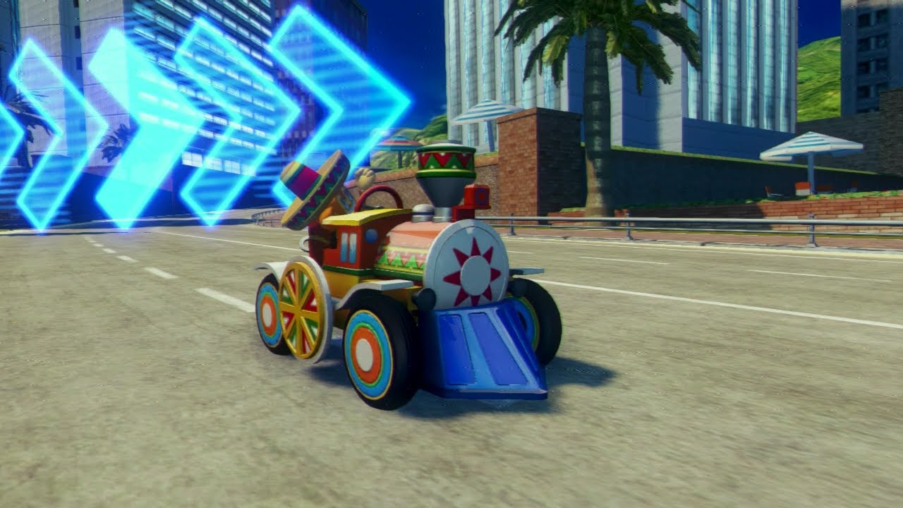 Sonic & All-Stars Racing Transformed (PS3) Amigo Racing In OutRun Bay (Expert)