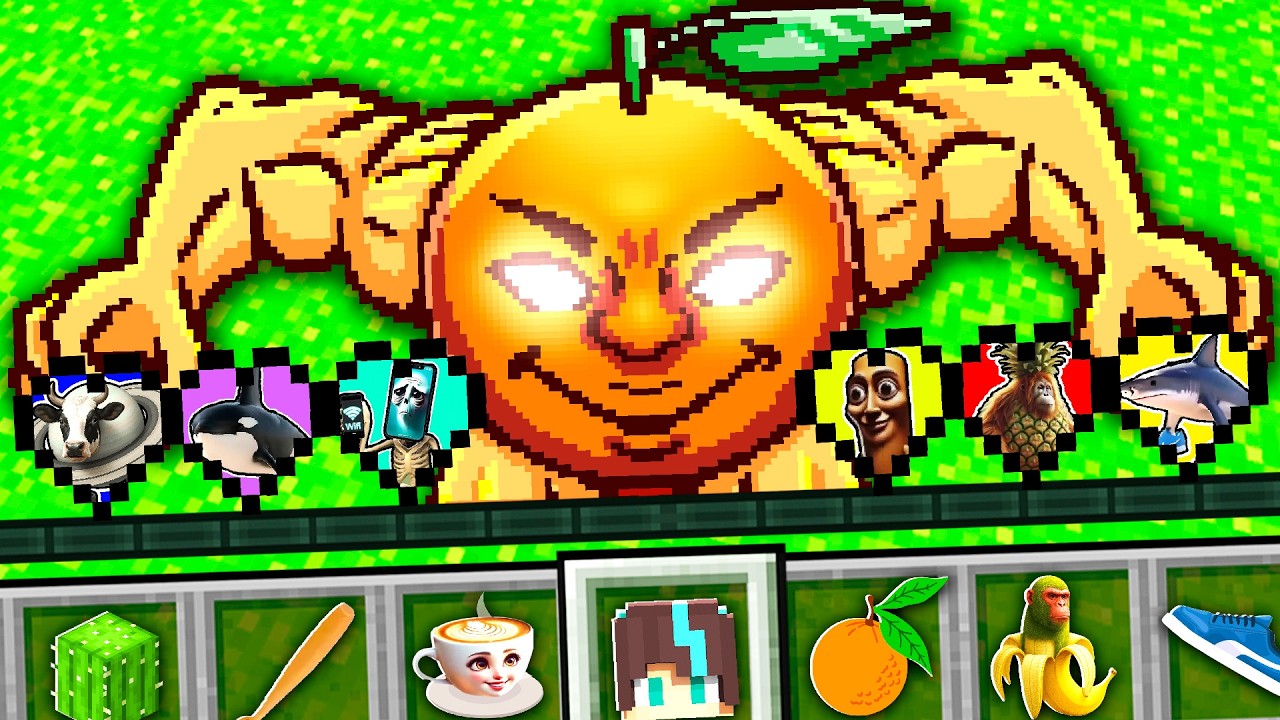 ¡Minecraft PERO hay CORAZONES de ITALIAN BRAINROT!😱💥