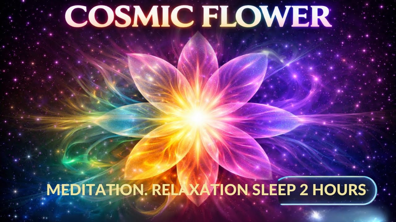 Cosmic Flower 🌸 2 Hours of Deep Relaxation & Meditation (Ambient Space Sounds)