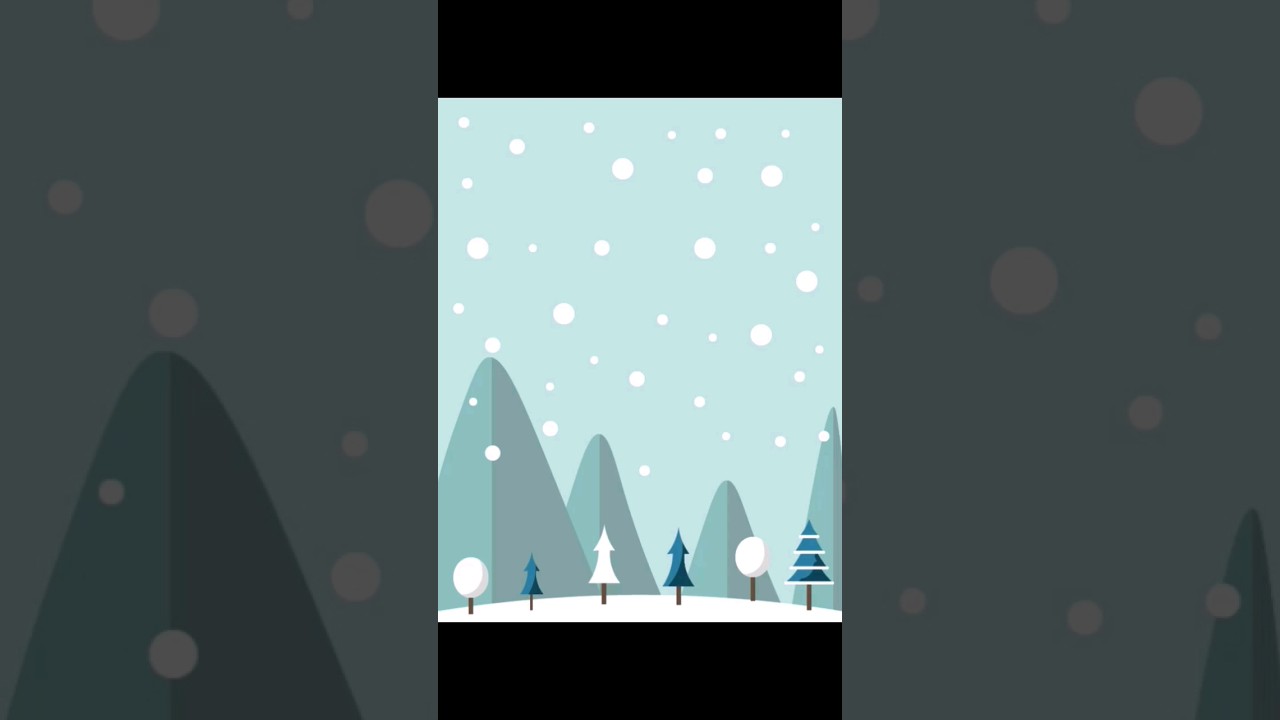 Snowy Vector Art in Illustrator ❄️🤍 #speedart #illustrator #illustrator_tutorial #art  #christmas