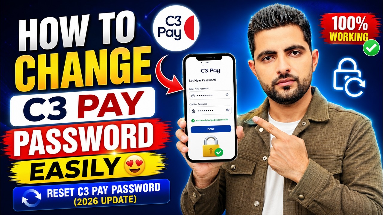 How To Change C3 Pay Password Easily 😍 | Reset C3 Pay Password (2026 Update)