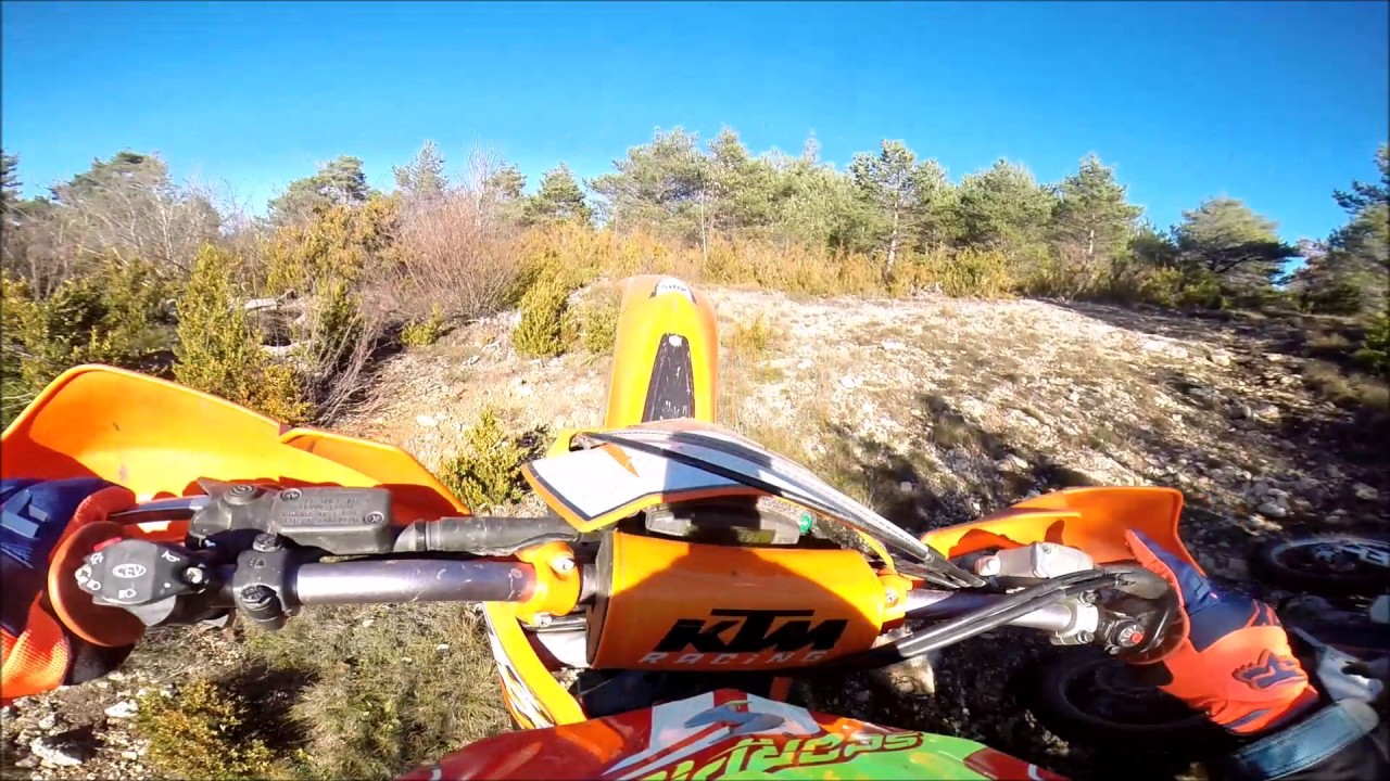 Enduro KTM EXC 450 - Enduristes des 2 Caps / Loz&egrave;re 2015