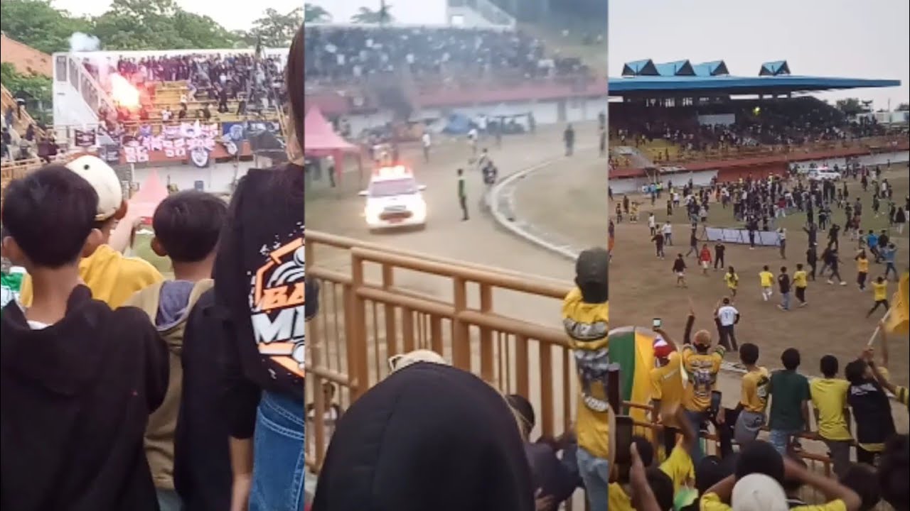 Gesekan Antar Supporter Persip Pekalongan vs PSCS Cilacap