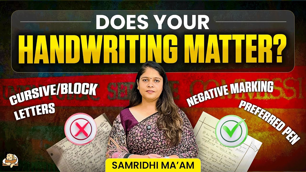 Handwriting for UPSC - How to Improve Handwriting for UPSC Mains 2025? | 20 Day Plan | SleepyClasses