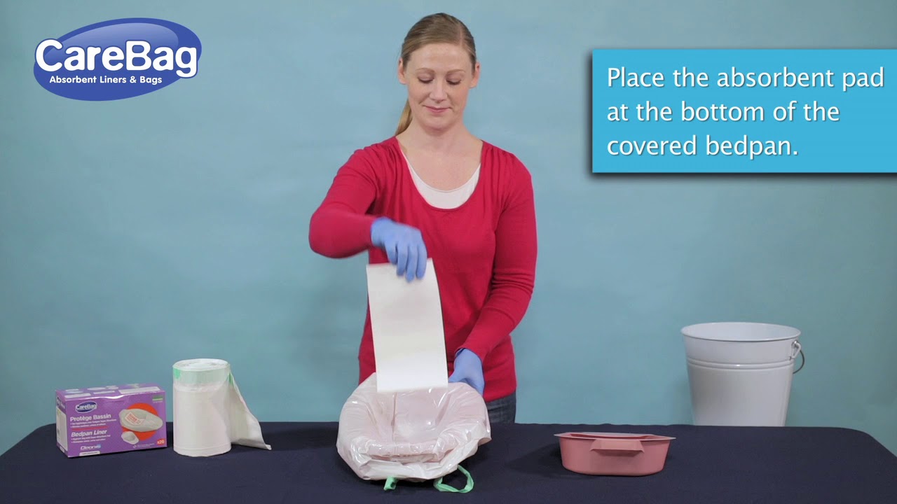The Medical Grade Bedpan Liner with Super Absorbent Pad