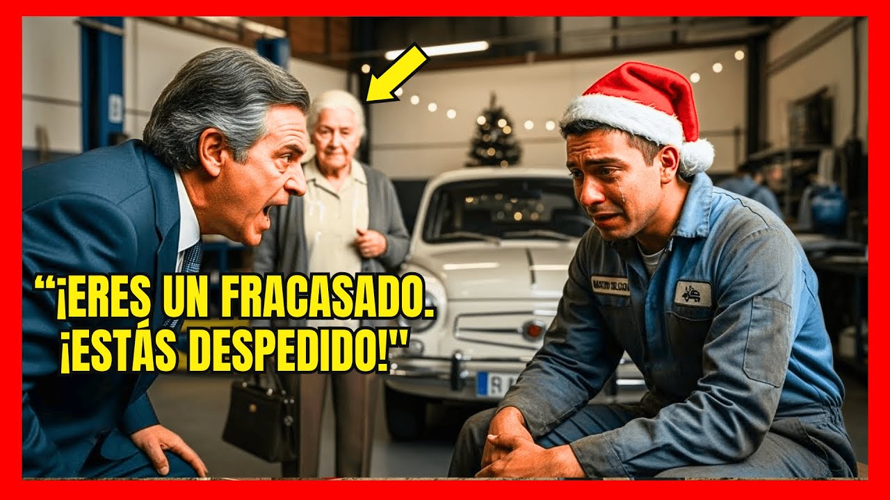 LO DESPIDIERON POR AYUDAR A UNA ANCIANA EN NOCHEBUENA — DÍAS DESPUÉS ELLA VOLVIÓ A BUSCARLO