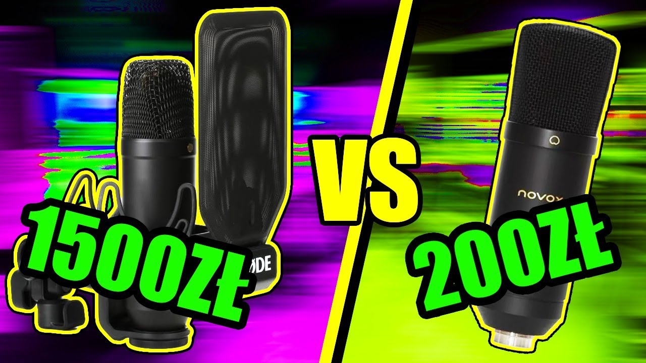 TANI MIKROFON VS DROGI MIKROFON: RODE NT1 CZY NOVOX NC-1? | PROFESOR RAPU