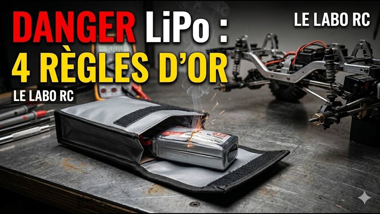 Le Guide LiPo (Ne Faites Pas Fondre Votre Modèle !)