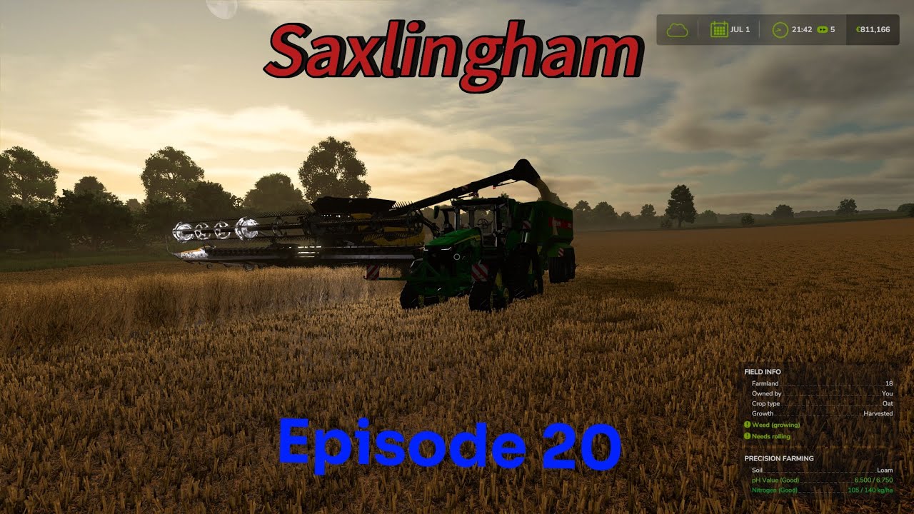Harvest has started &demo day (saxlingham episode 20