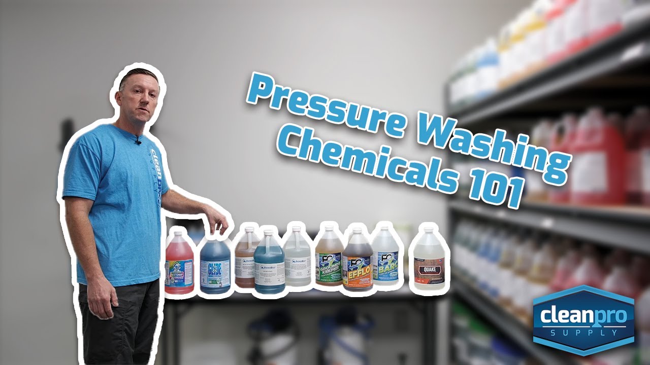 Pressure Washing Chemicals 101