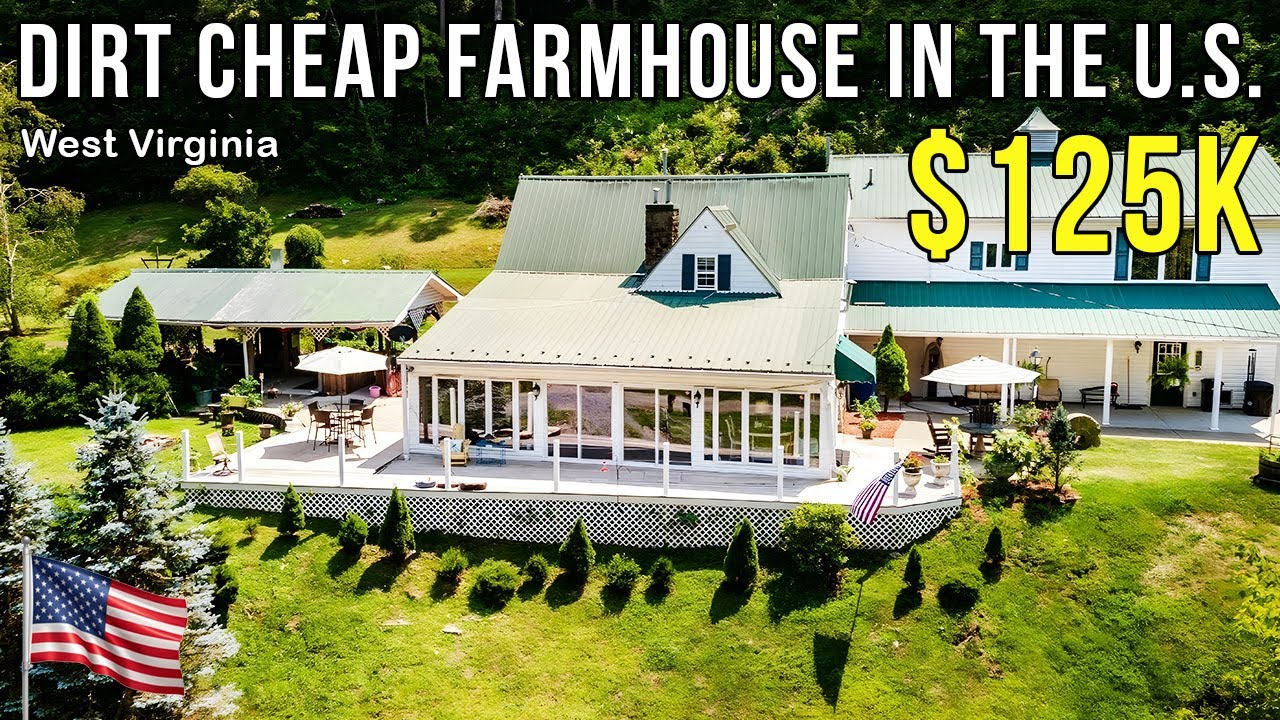 6 DIRT-CHEAP WEST VIRGINIA FARMHOUSES for Sale - Hidden Real Estate Goldmines!