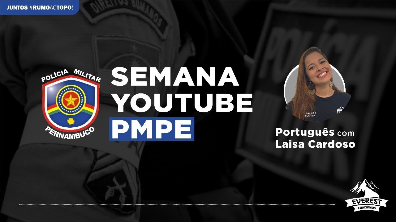 SEMANA PMPE: LÍNGUA PORTUGUESA- Prof. LaÍsa Cardoso | Banca INSTITUTO AOCP