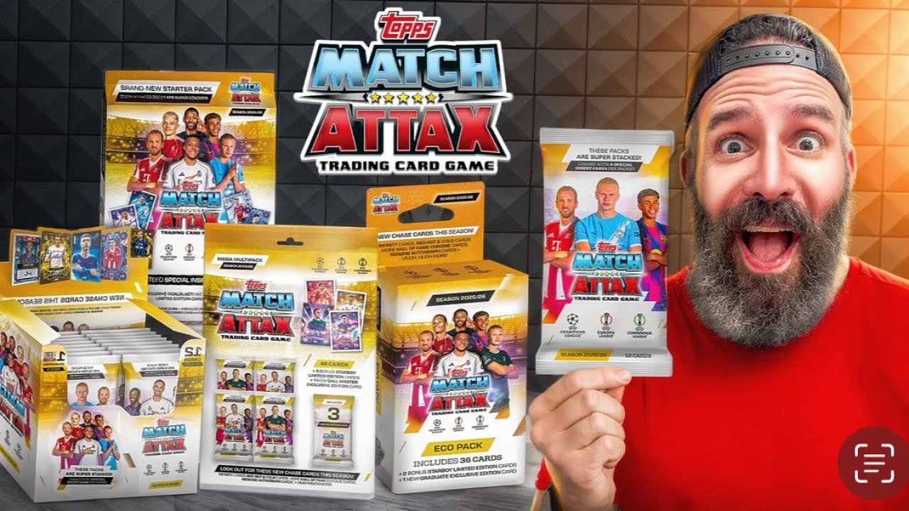 *Novo* Match Attax 2025/26 (Abri Tudo!)
