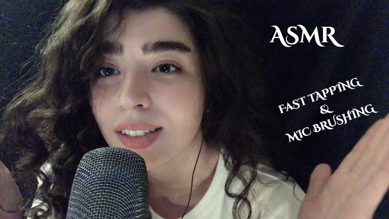 ASMR Fast Tapping & Mic Brushing