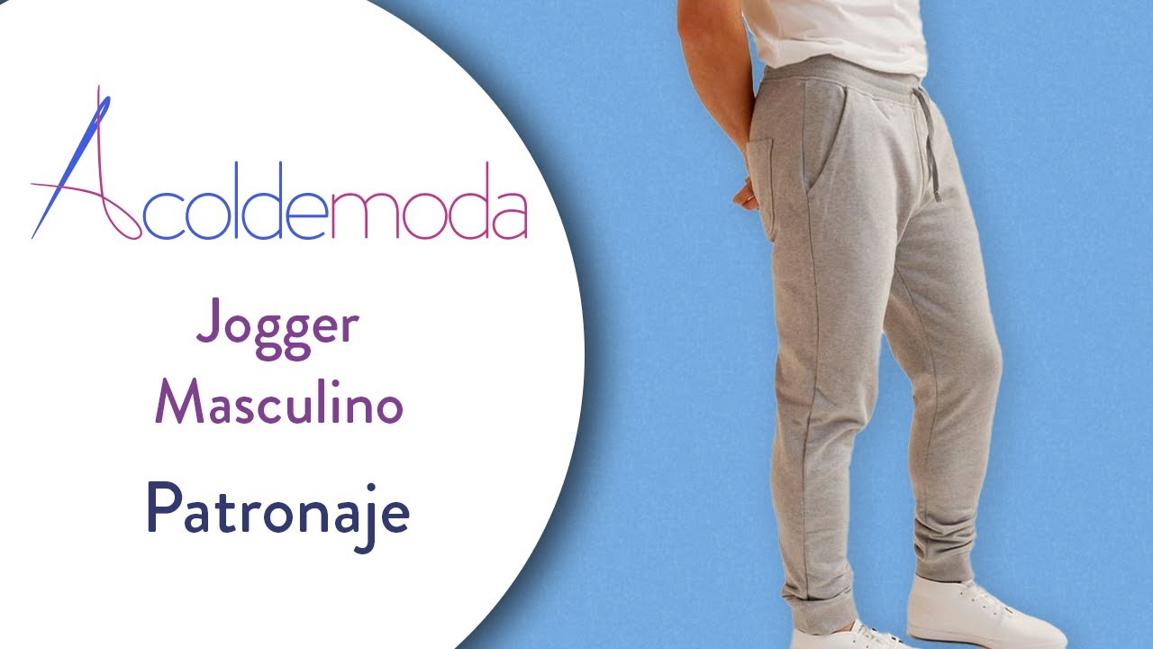 Cómo hacer el patrón de un JOGGER PARA HOMBRE - Paso a Paso - DIY