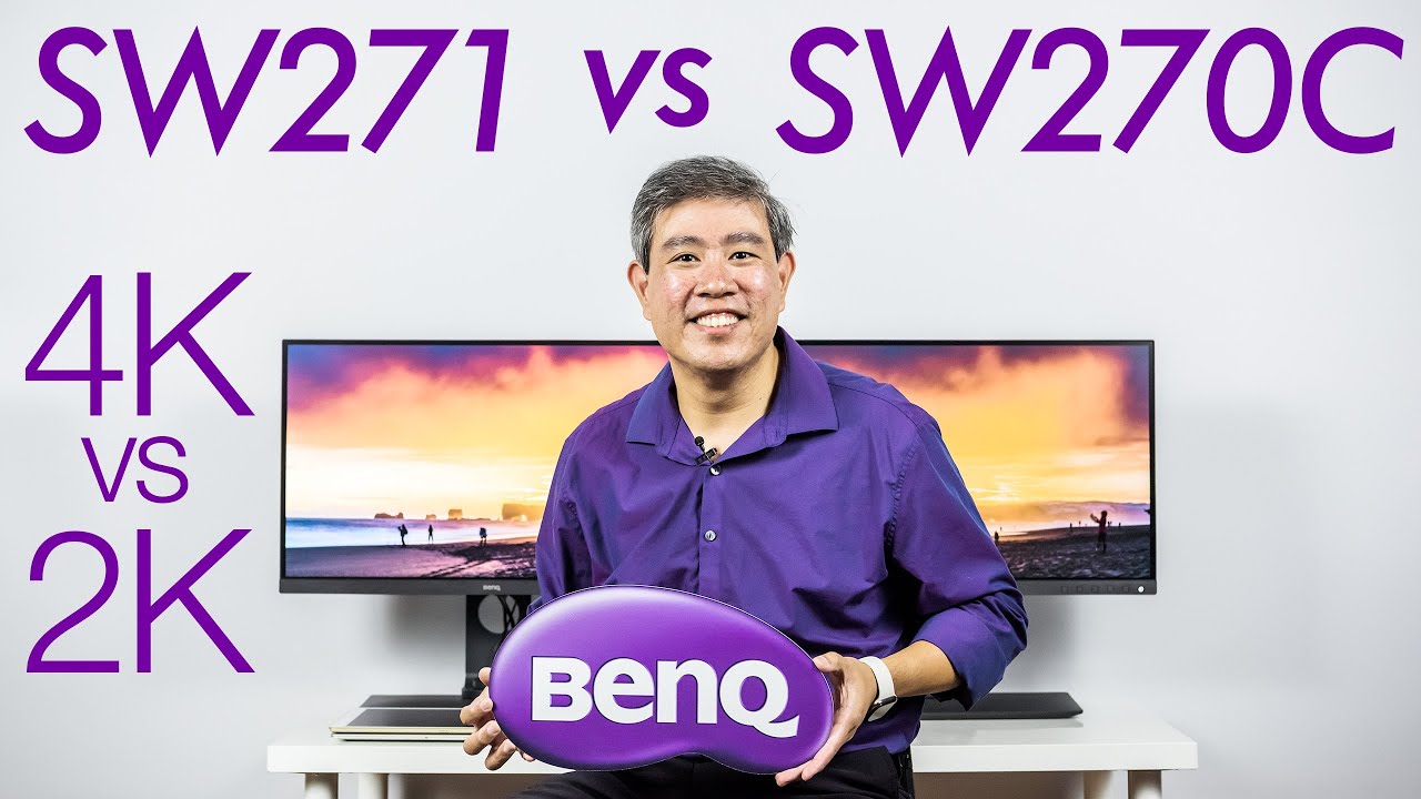 BenQ SW271 VS SW270C - 4K VS 2K Best Hardware Calibrated Displays!