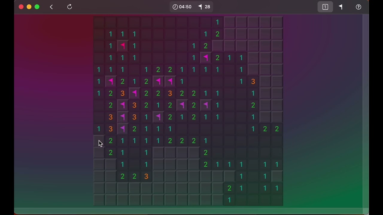 ASMR Logic ~ Minesweeper ~ Intermediate 1