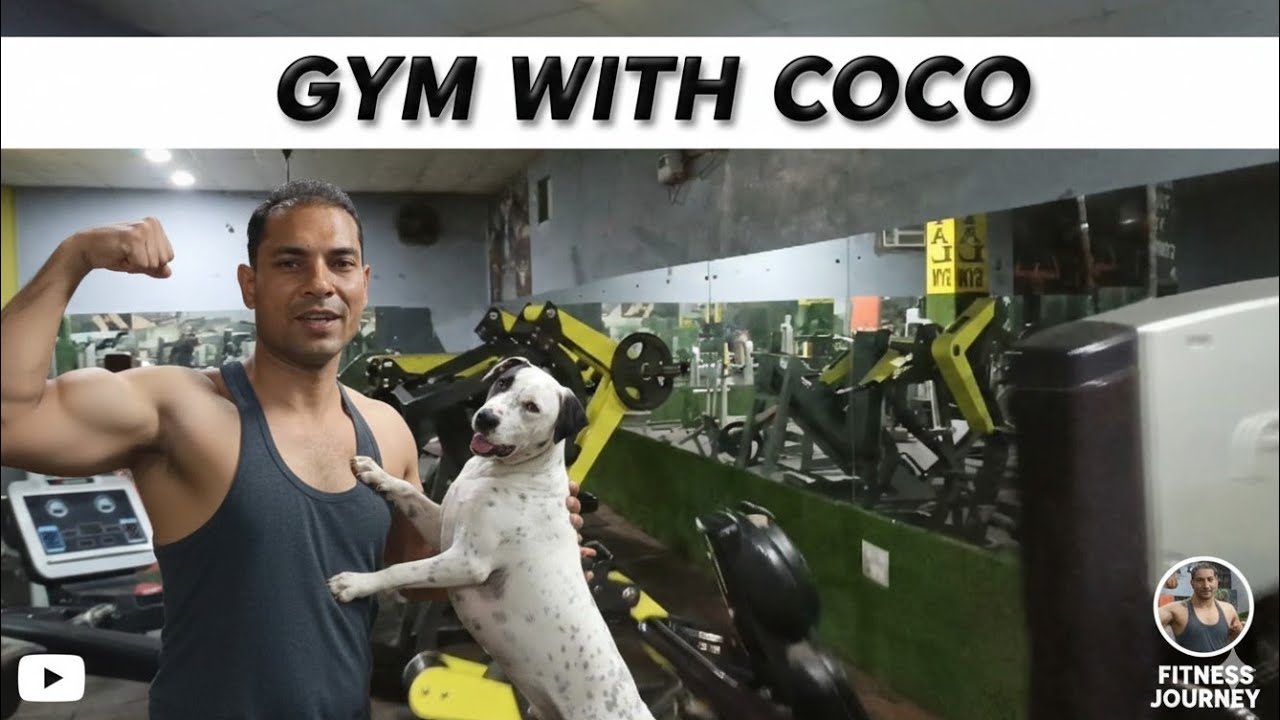 Coco ke sath Kari gym💪🐶||#viral #gym #dog #vlog #petlover #trending ||@Smart_Paws_Vlog ||