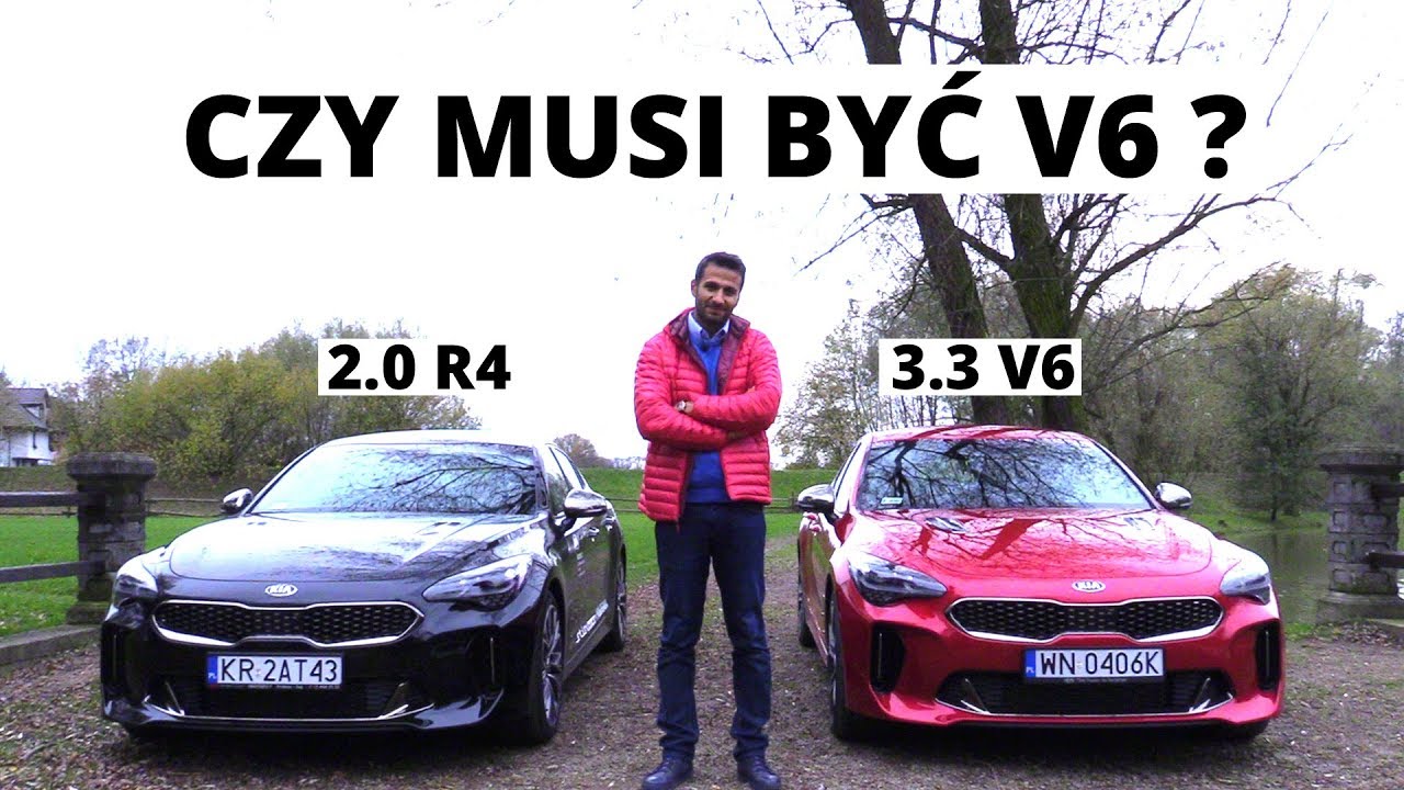 Kia Stinger - 3.3 V6 kontra 2.0 R4 - por&oacute;wnanie
