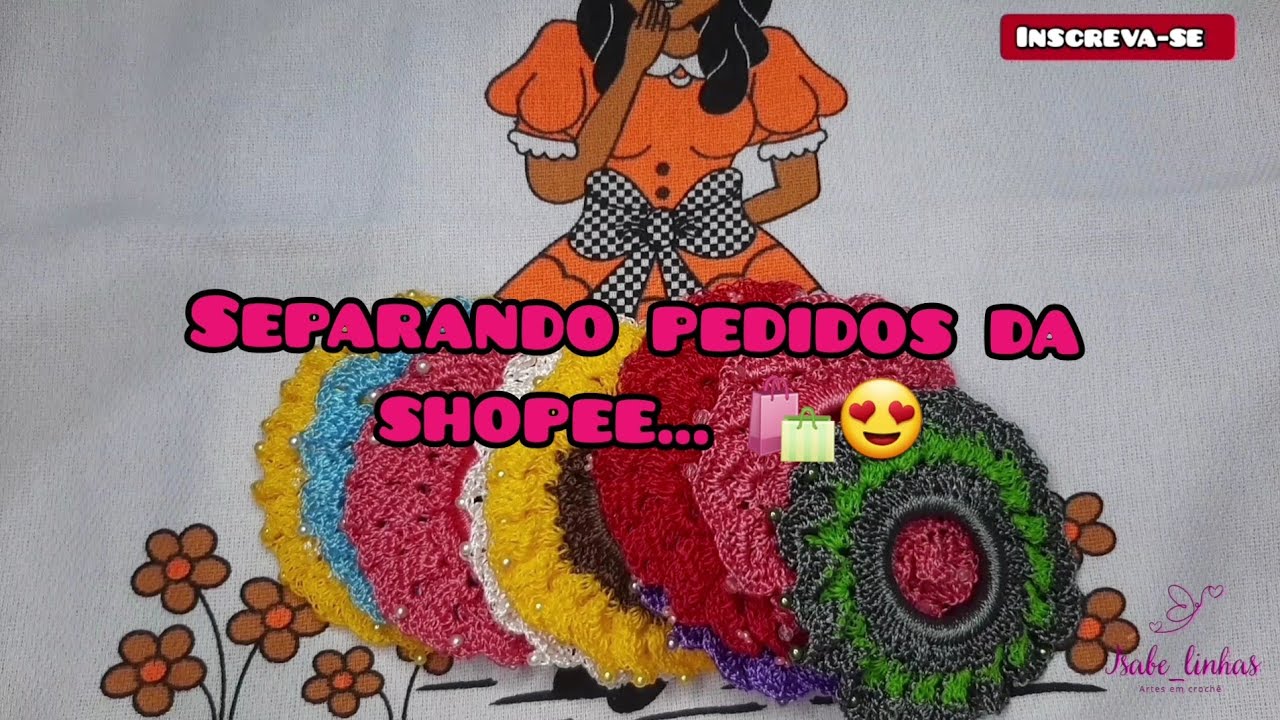 Separando 02 pedidos da shopee... 🛍🥰