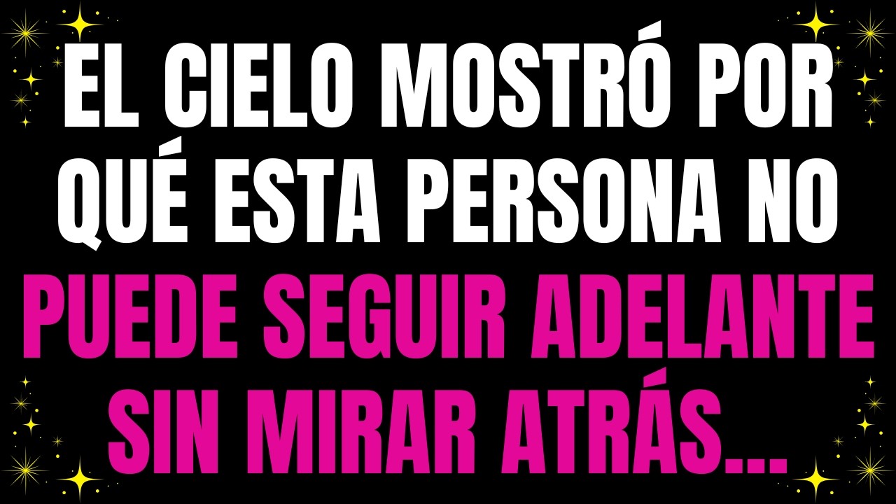 El cielo mostró por qué esta persona no puede seguir adelante sin mirar atrás...