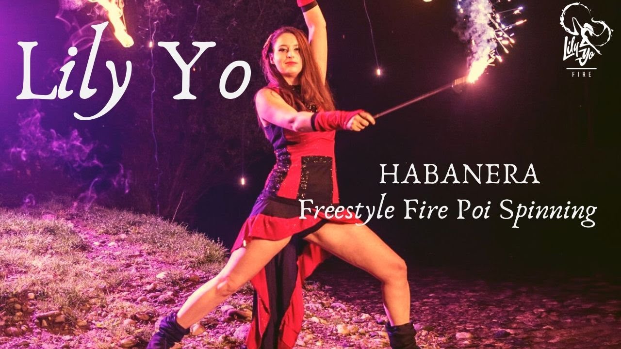 🔥 Fire Poi Spinning - HABANERA