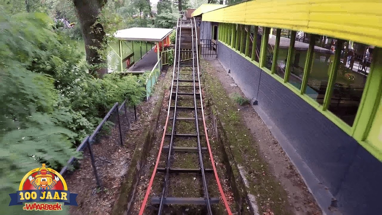 95 Jahre alte Achterbahn | Wir fahren die Rodelbaan in De Waarbeek | Eigenbau des Parks