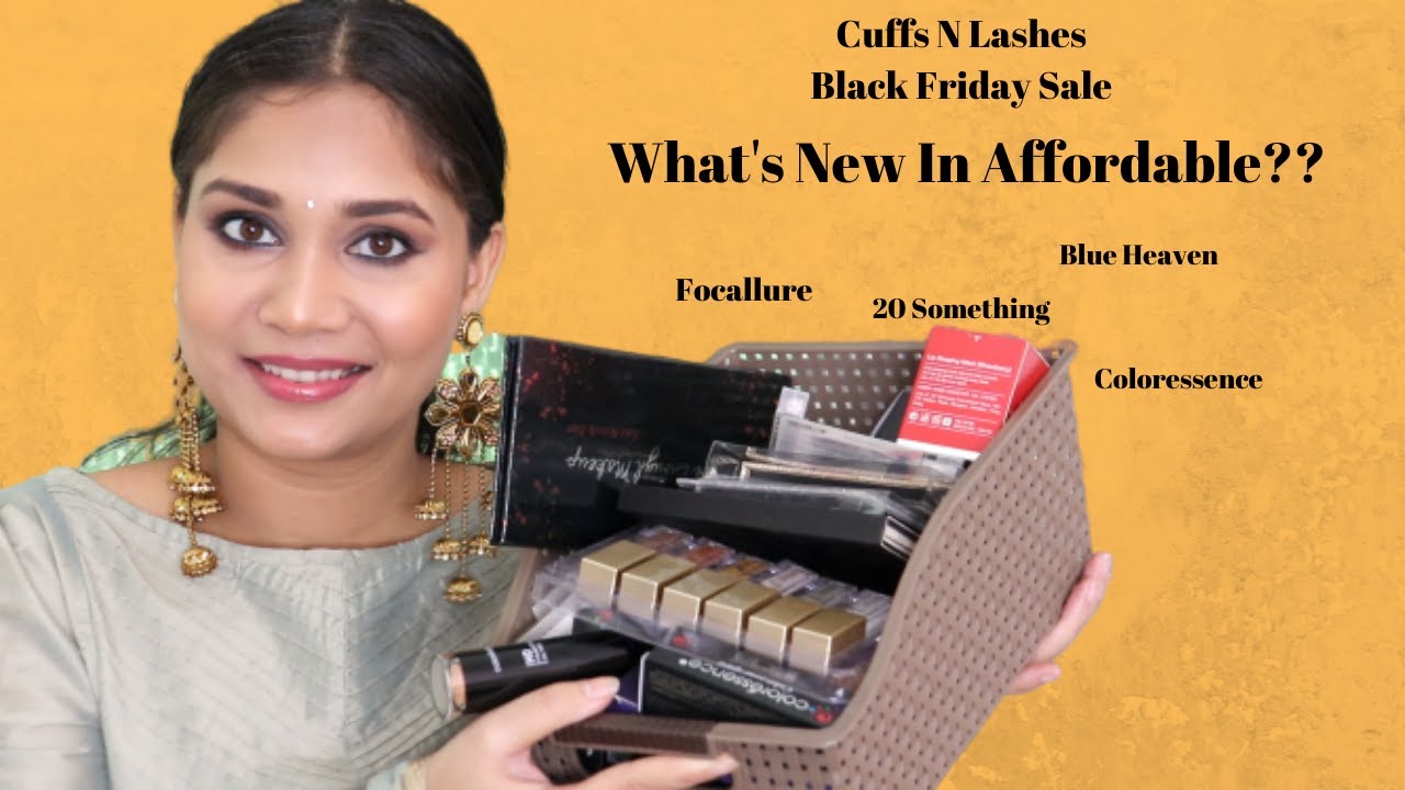WHATS NEW IN AFFORDABLE? | CUFFSNLASHES BLACK FRIDAY SALE | AFFORDABLE MAKEUP HAUL | NIDHI KATIYAR