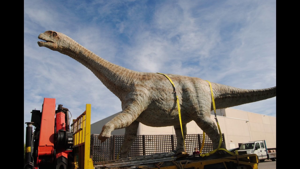 Montaje NUEVO dinosaurio Din&oacute;polis: 'Aragosaurus'-El primer dinosaurio espa&ntilde;ol-