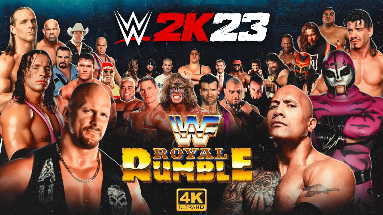 WWF Legends Royal Rumble Match | WWE 2K23 PC Gameplay