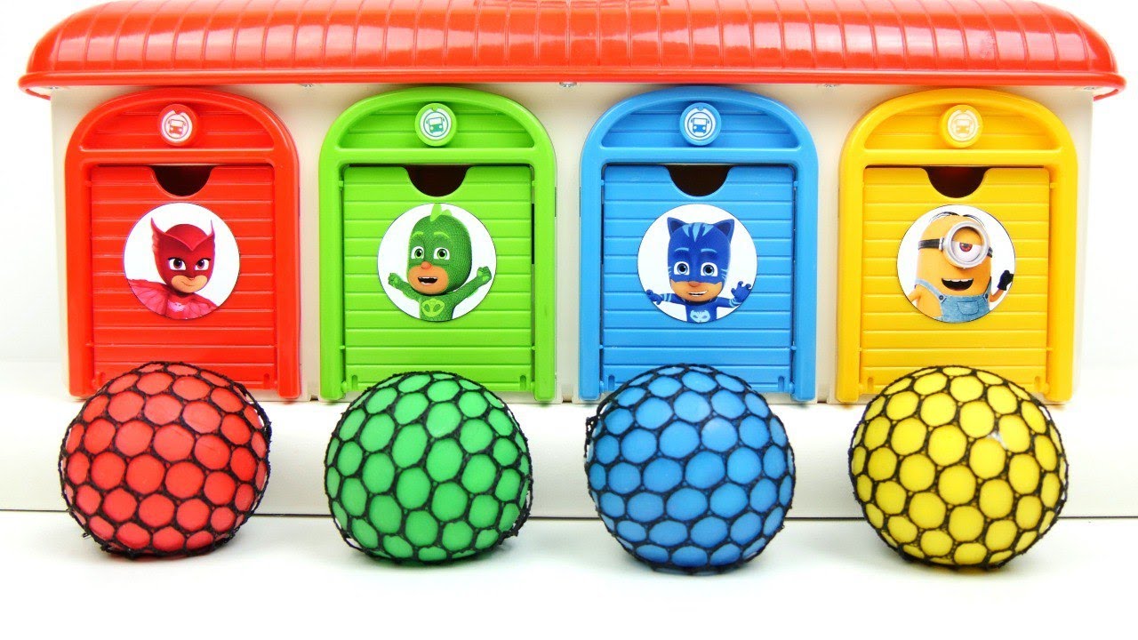 Satisfying Garage ASMR | Oddly Real Magic 4 Color Garage FROM Making Relax Sound Use Slime ASMR Ball