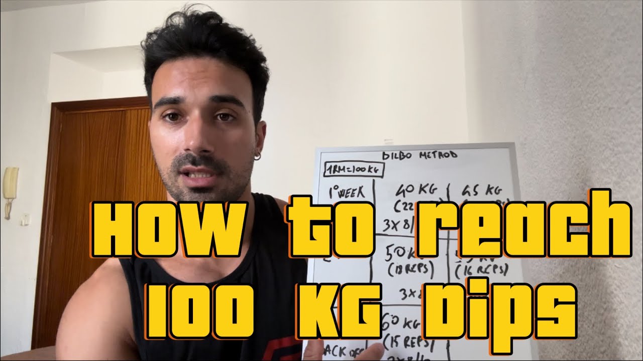 How to reach your first 100 KG dips - Bilbo method #dips #streetlifting #bilbomethod