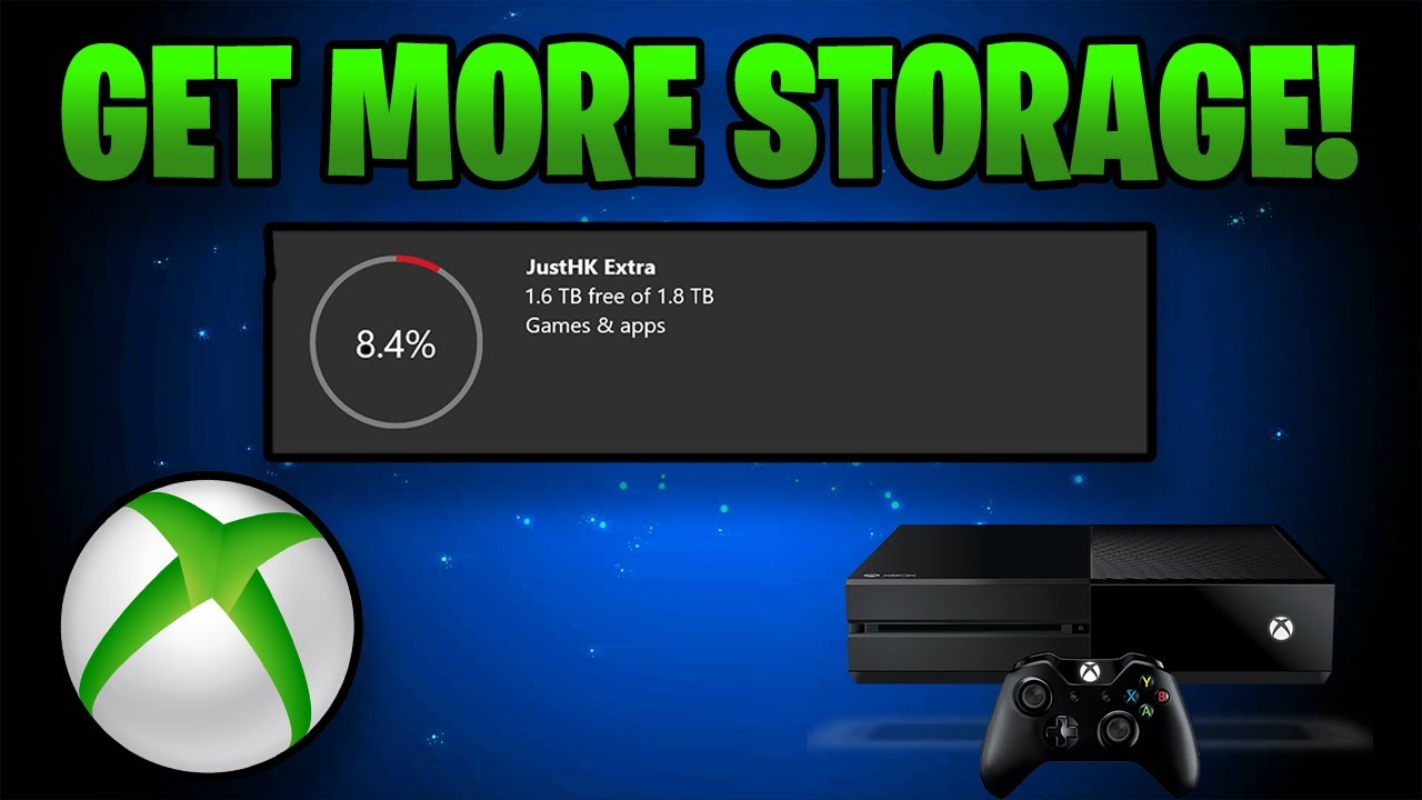 How To Get MORE STORAGE On Xbox One 2020! (Clear Space, 3 TB+!)