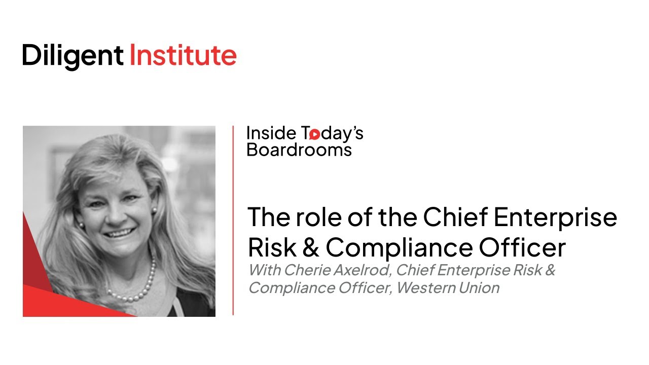 The role of the Chief Enterprise Risk & Compliance Officer