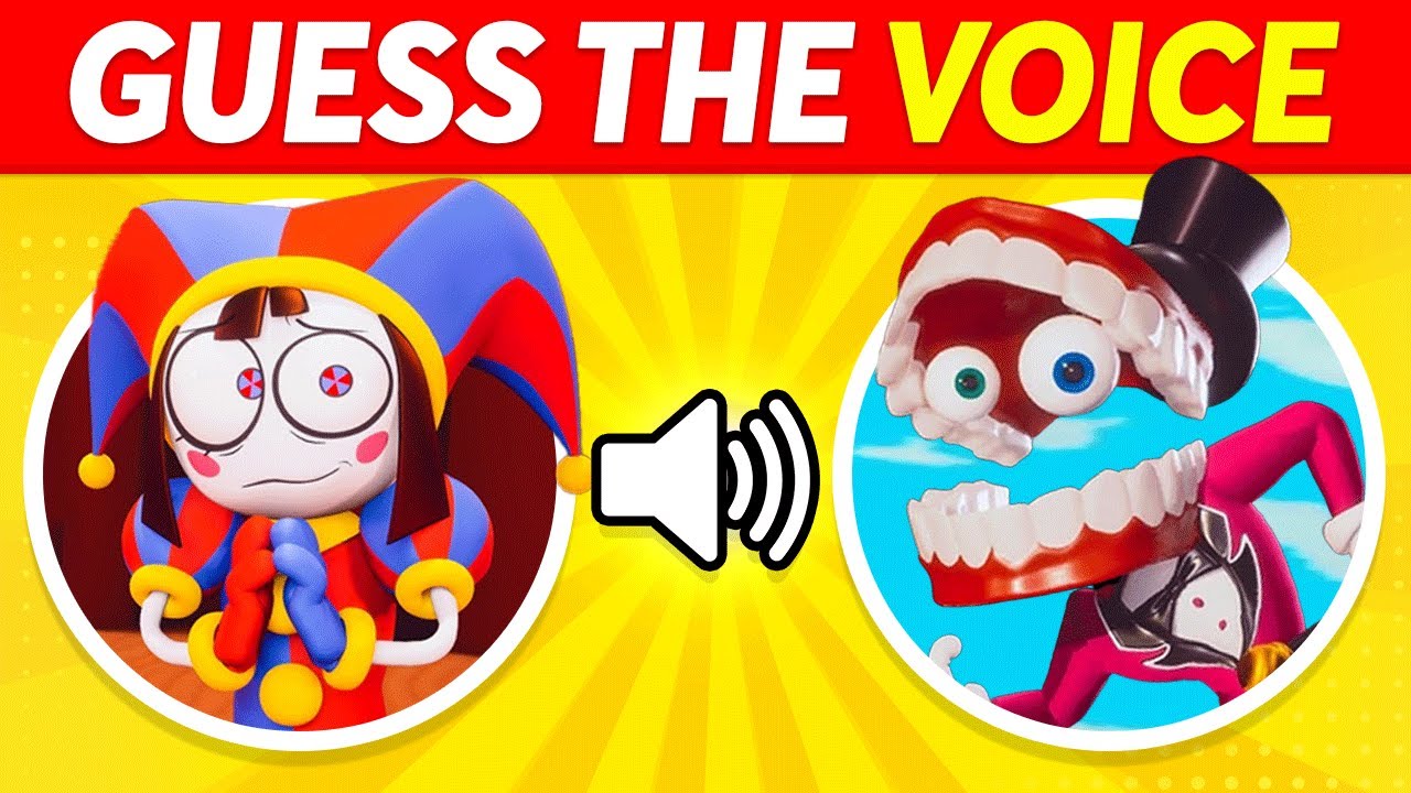 Guess The Amazing Digital Circus Characters By Their Voice | The Amazing Digital Circus Quiz 🎪🐰🎩