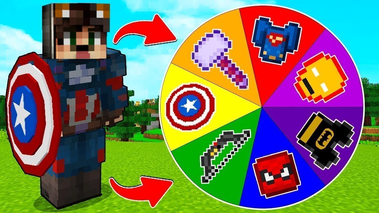 SÜPER KAHRAMAN ÇARK ÇEVİRME OYNADIK! 😱   Minecraft