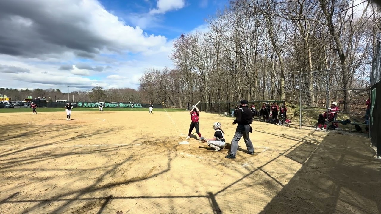 Single (Reached Third on Error)- Game April 2024 @ Austin Prep