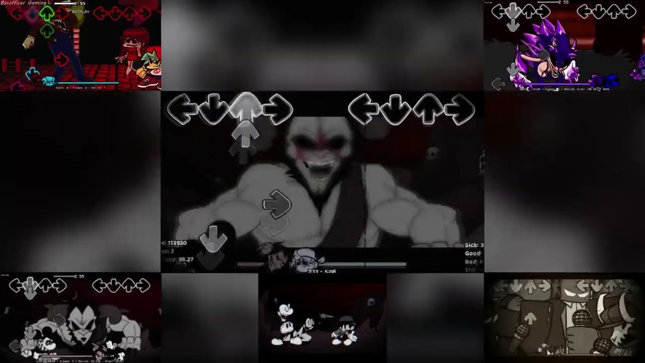Friday Night Funkin' (vs. Sad Mouse & Satan) - Hellhole but it's a COVER MASH-UP [#61]