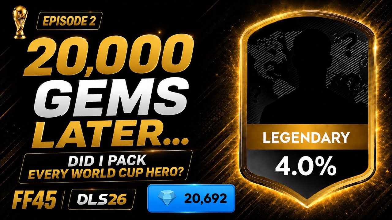 20,000 Gems Later&hellip; Did I Pack Every World Cup Hero In DLS26?