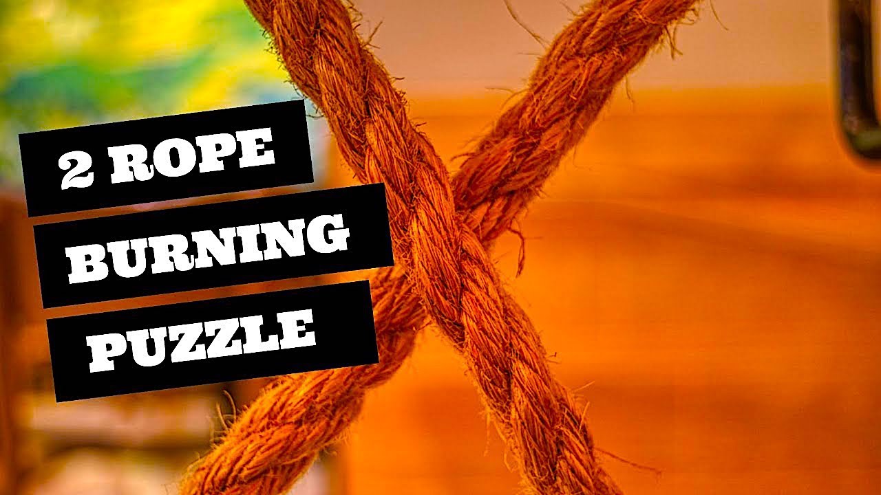 Two Burning Ropes Puzzle | Puzzle In Hindi | Puzzle Questions | Riddles | Interview Brain Teasers