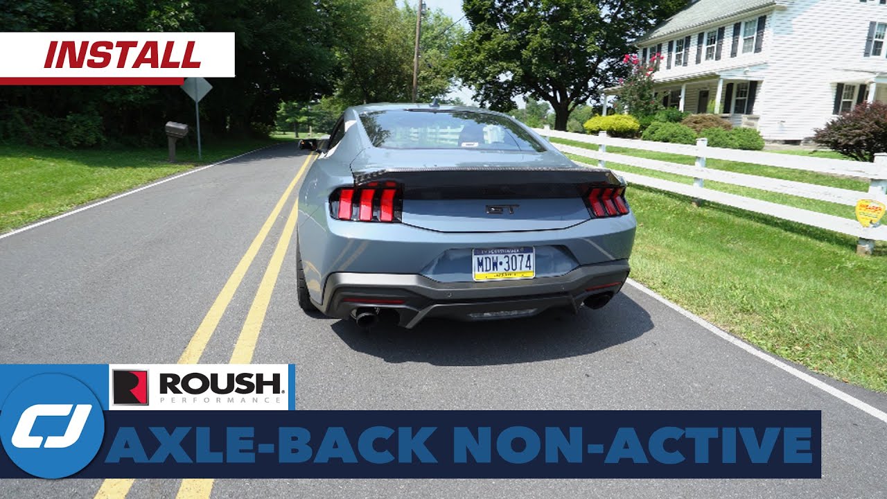 Hear the ROAR of This Roush Axle-Back Exhaust for Non-Active 2024+ Mustangs!