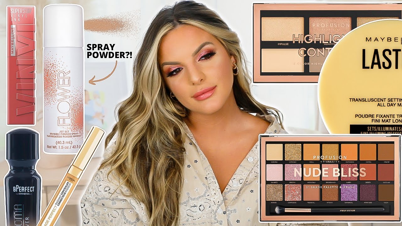 FULL FACE OF DRUGSTORE MAKEUP TESTED! A DOOZY | Casey Holmes