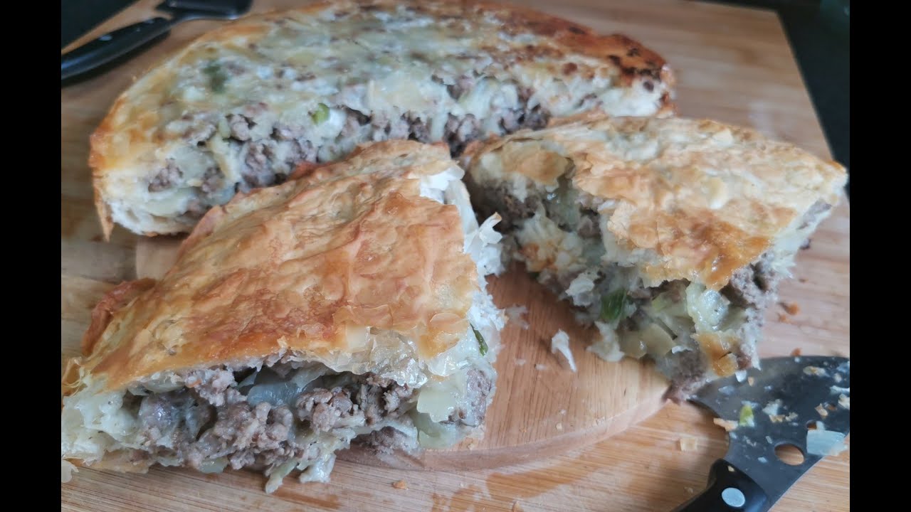 Domowy Burek z ciasta Filo