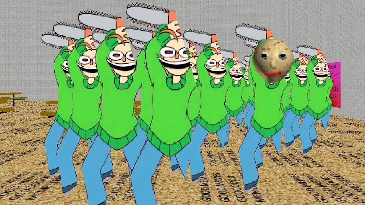 チェーンソー持ったバルディ先生が怖すぎた /Baldi's Basics in Education and Learning