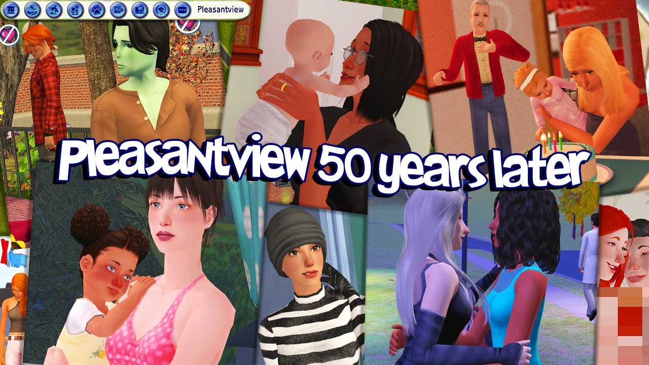 Pleasantview 50 years later [Sims 2]